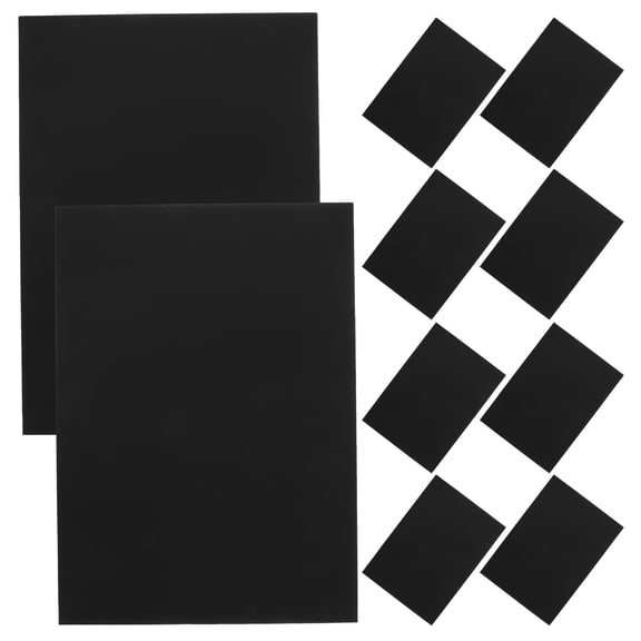 OUNONA 100 Sheets Scratch Paper Child 28.00X20.60X0.05CM Black