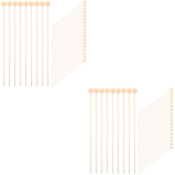 OUNONA 100 pcs Diffuser Sticks Fragrance Aromatherapy Diffuser Sticks Wood Bead Aroma Sticks