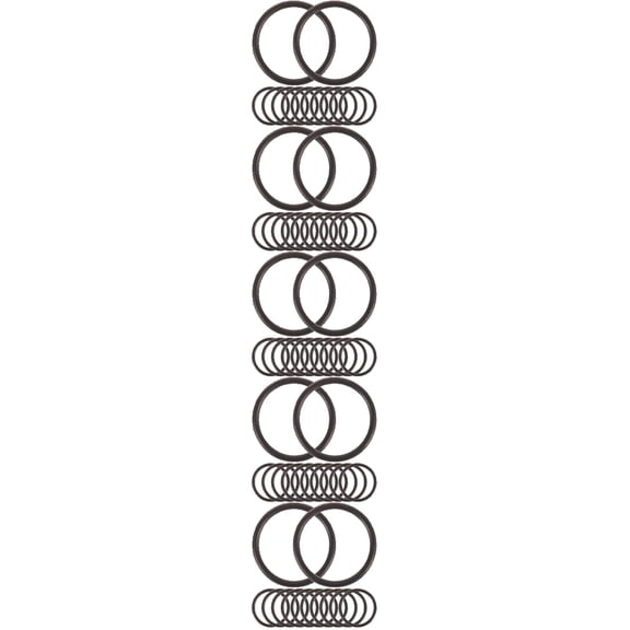 OUNONA 100 pcs Trumpet Rings Trumpet Rubber Rings Cornet Trumpet Instrument Muffler Rings
