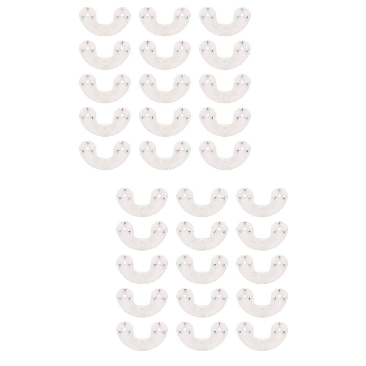 OUNONA 100 pcs Wall Picture Hooks Photo Picture Frame Hanger Art Painting Hanger Hooks