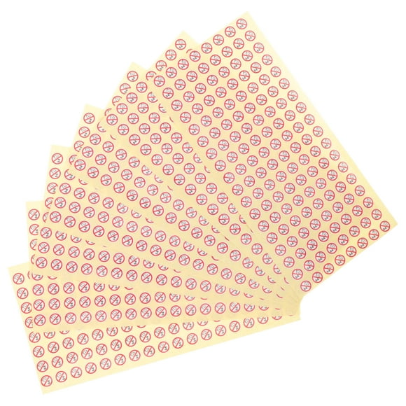 OUNONA 1000 Pcs Bottle Labels Daycare Reusable Stickers Baby Tags Toy