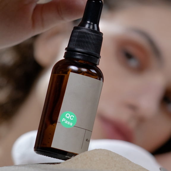 OUNONA 1000Pcs Quality Tested Stickers Green Passed Labels for Warehouse and Shipping Use