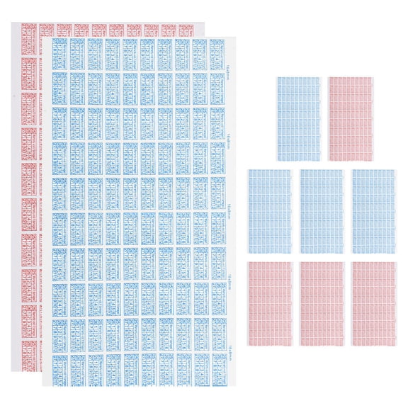 OUNONA 1000Pcs Security Tamper Proof Labels Easy to Use Assorted Stickers