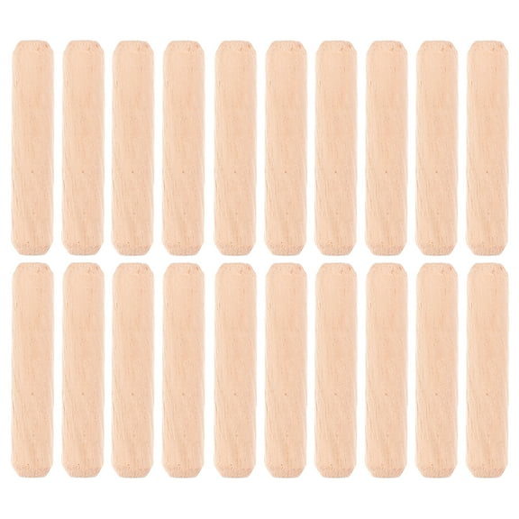 NUOLUX 1000Pcs Wood Dowels Light Brown for Tiny House Construction and Furniture Fixing