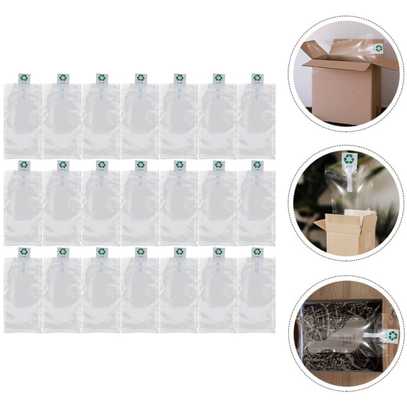 OUNONA 100Pcs Anti Collision Air Pillows Package Bags for Fragile Item Shipping