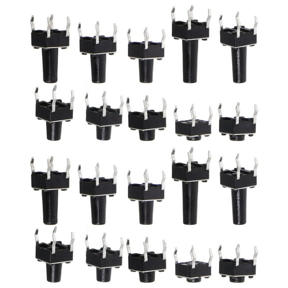 OUNONA 100Pcs Micro Switch Kit Tactile Push Button Switches Momentary Push Button Switch for DIY Electronic Project Small Push Button Switch