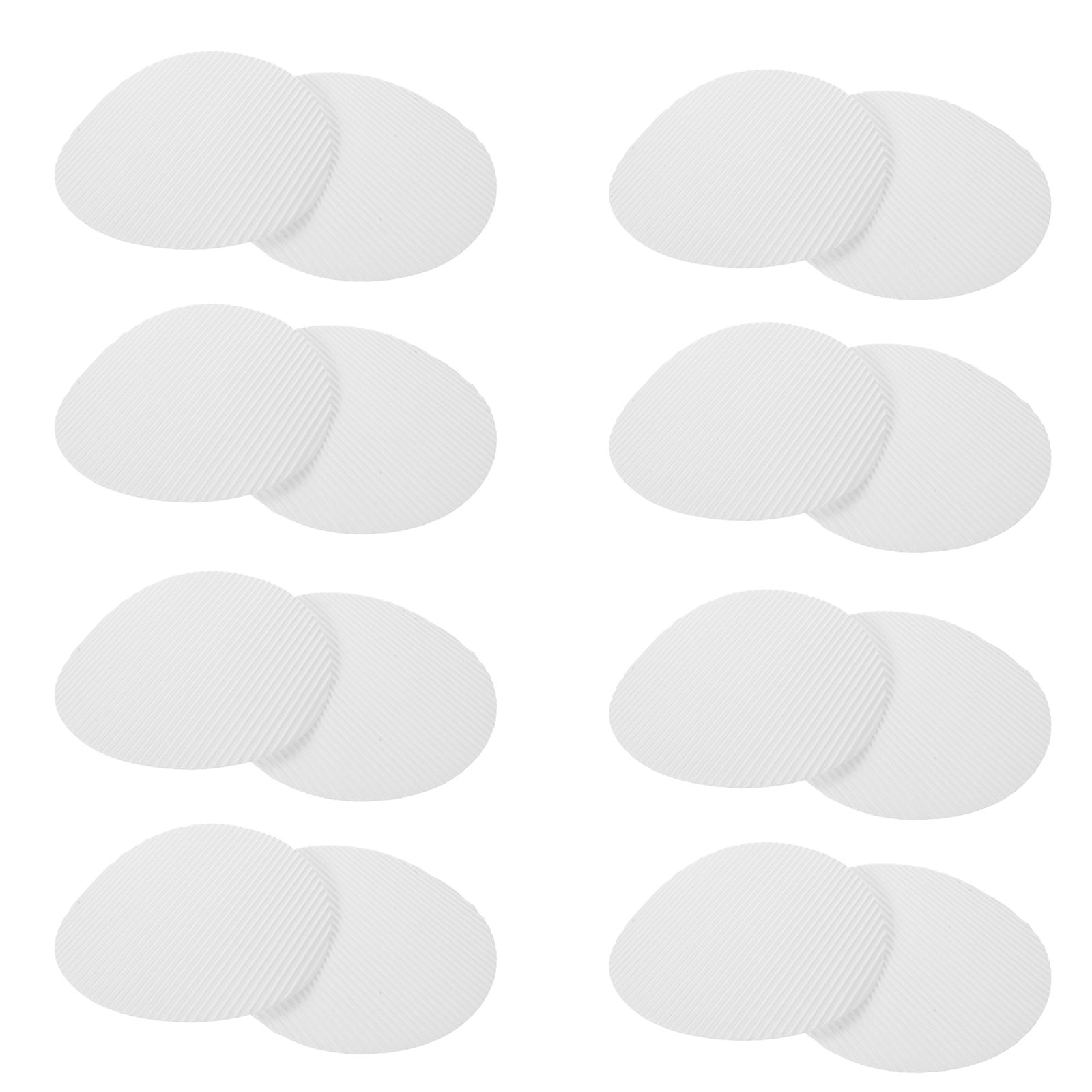 OUNONA 100Pcs Beige Corrugated Pizza Baking Paper Sheets Oil Proof and Heat Insulation Pizza Mat