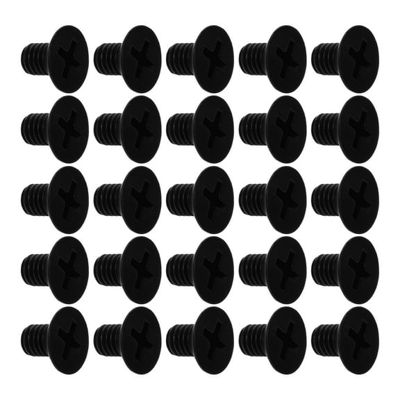 OUNONA 100-Piece Plastic Nylon Screws and Nuts Hardware Kit for and Secure Fastening Projects