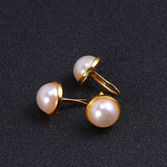 OUNONA 100Pcs Golden Alloy Paper Fasteners with Split Pins for DIY Crafts Decoration