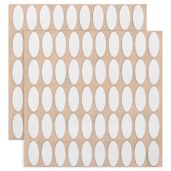 OUNONA 100Pcs Smooth Glide Mouse Feet Pads with Low Friction Surface for Professional Use