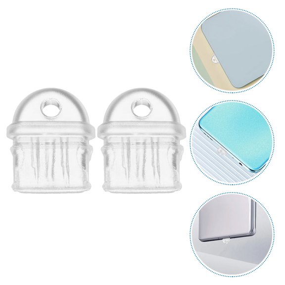 OUNONA 100Pcs USB C Dust Plug Transparent PVC Protective Cover for Mobile Phone Ports