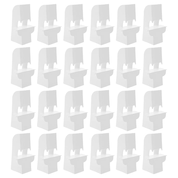 OUNONA Butterfly Stand White Cardboard Easel for Poster Natural Aesthetic Display