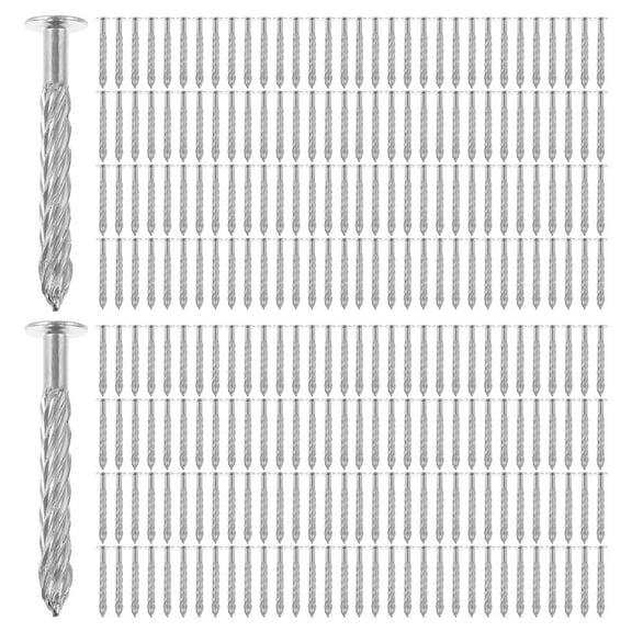 OUNONA 100pcs Stainless Steel Bolts Assortment M8x70 Screws Nails for Handyman Floor Installation and Projects