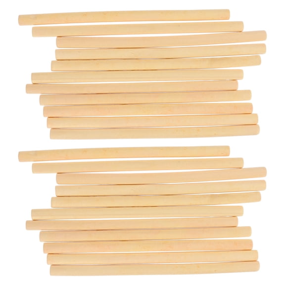 OUNONA Wood Crafts Round 100Pcs 5.9X0.3in