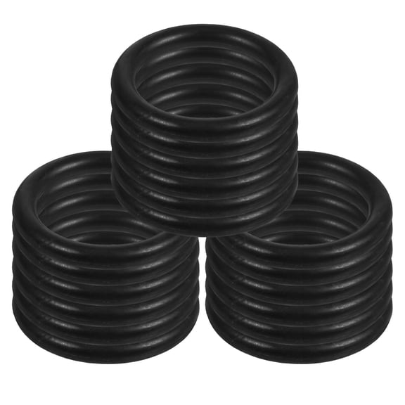OUNONA 100pcs Seal Rubber Gaskets Mount Kit Assorted Fire Safety Replacement Parts