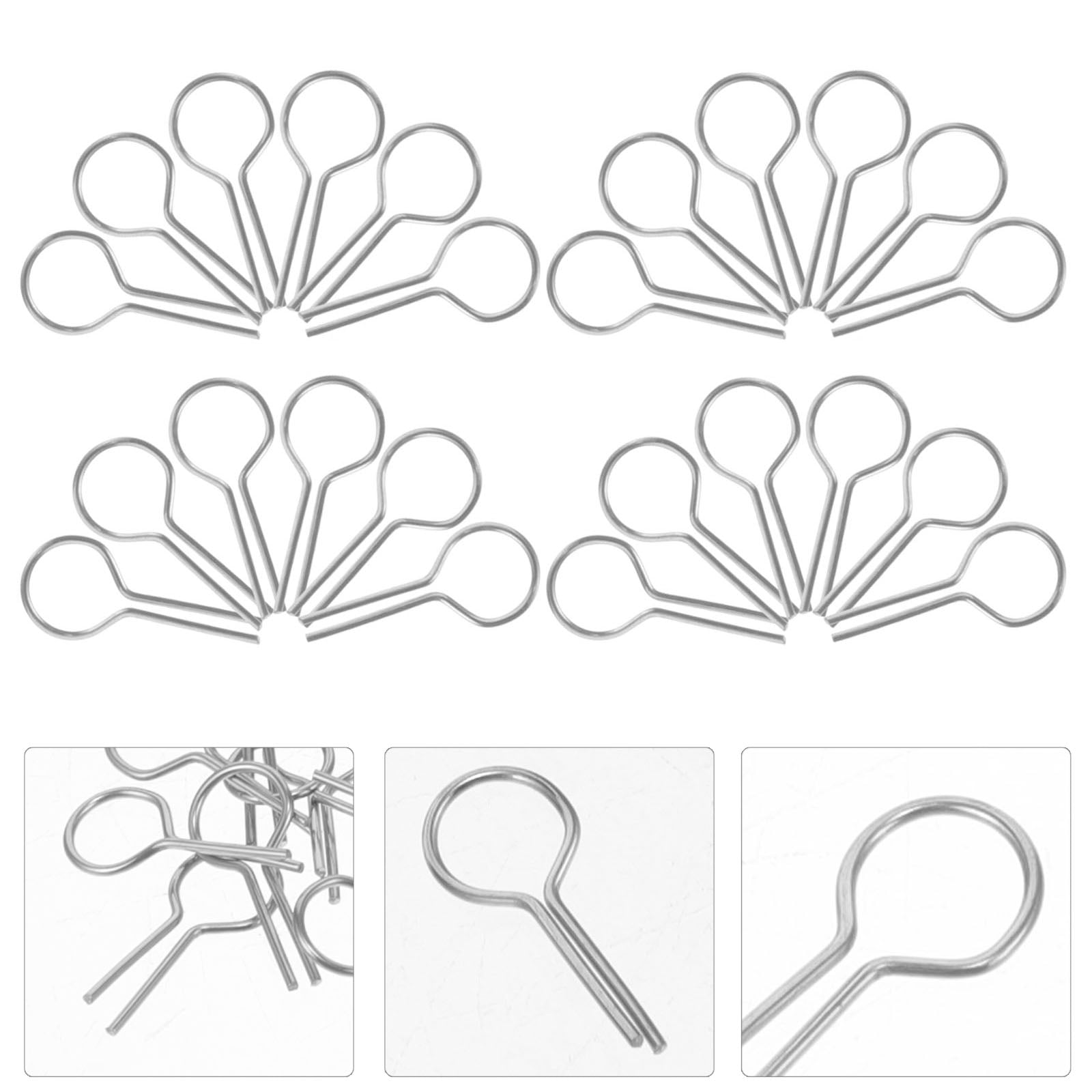 OUNONA 100pcs Hanging Kiln Needle Ceramic Jewelry Hanging Burning Pin Hanging Burning Tool