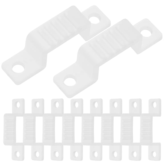 OUNONA 100pcs Plastic Square Clips for LED Light Strip Installation, Secure and Easy Mounting Accessories for Lighting Projects