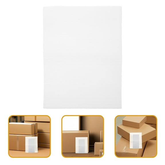 OUNONA 100Pcs Cushioning Foam Sheets White Packaging Material for Shipping