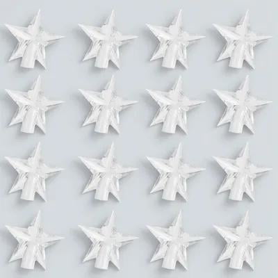 OUNONA Star Lamp Shade Shell Transparent Plastic 100pcs