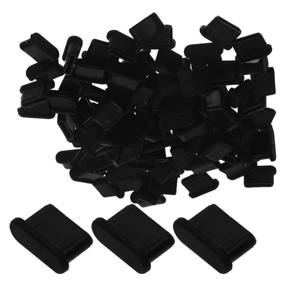 OUNONA 100pcs USB Port Protector Caps Compatible with iPhone 15 Replacement Plugs