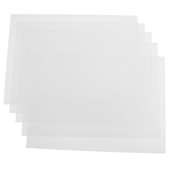 OUNONA 10PCS PVC Sheet Rigid Plastic Film DIY Projects Frame Inserts PVC Flexible Board Sheet for Craft Picture Frames and DIY Display Projects