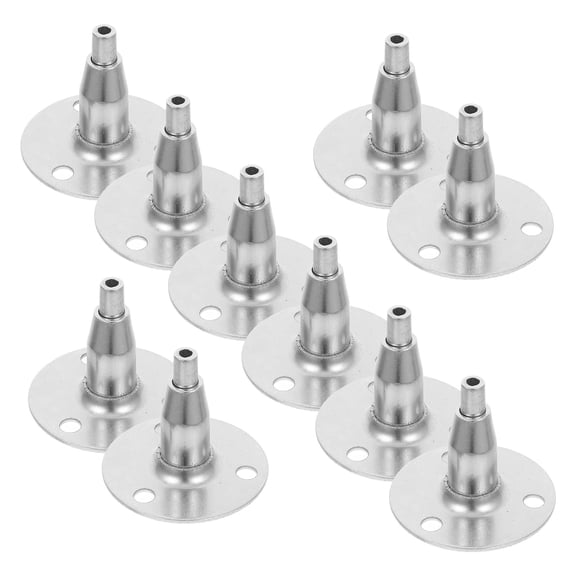 OUNONA 10PCS Wire Rope Clip Ceiling Sign Hook Hanging Disc Lighting Hanger Cable Fastener Ceiling Hanger Billboards Display Wire Clamp for 1-2mm Wire Rope (Wire Rope Not Included)