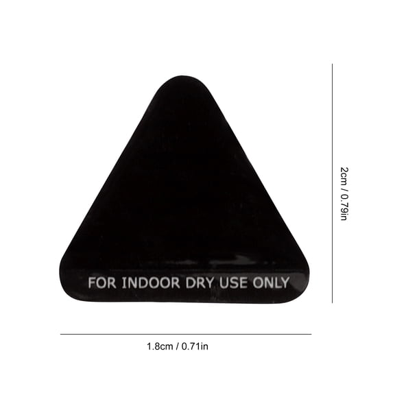 OUNONA 10pcs Thermochromic Heat Sensitive Scald Warning Stickers High Temperature Safety Labels for Kitchen and Appliances