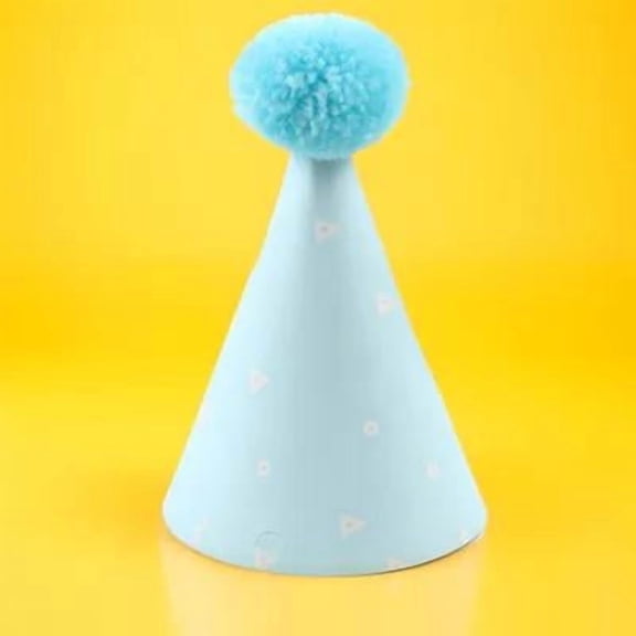 OUNONA 10Pcs Birthday Cone Hat Assorted Colors Unique Design Decorative for Party and Photos