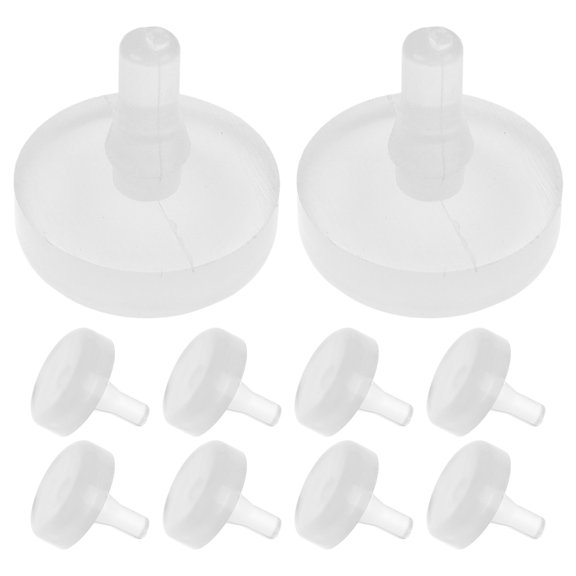 OUNONA 10Pcs Brake Light Switch Rubber Stopper White Car Accessory Easy Installation