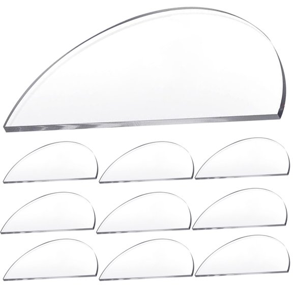 Tineasur 10Pcs Clear Acrylic Table Name Cards for Wedding Reception Seating Chart Display