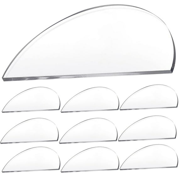 Tineasur 10Pcs Clear Acrylic Wedding Seating Chart Board Place Cards Reusable Lightweight Table Signs