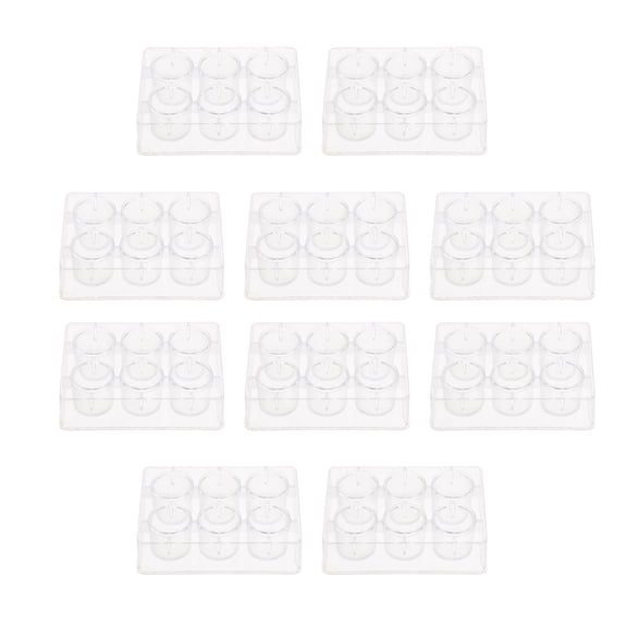 OUNONA 10Pcs Dish Chemistry Plastic for Chemical Reactions Lab Equipment