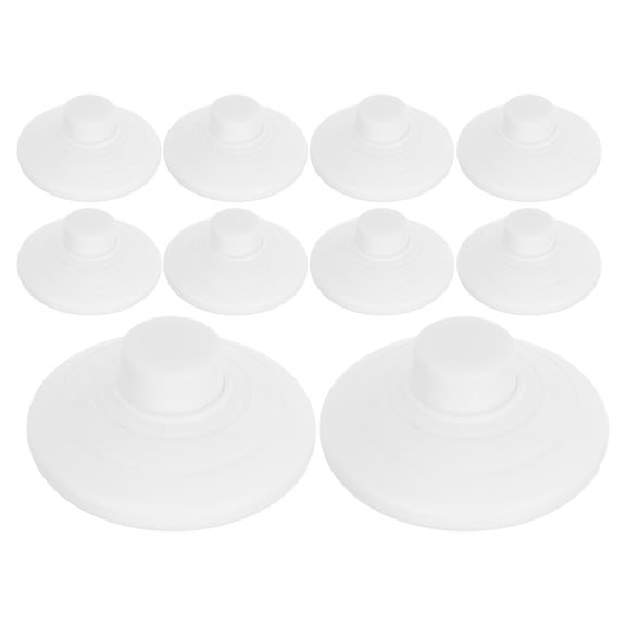 OUNONA 10Pcs Floor Lamp Switch with Step on Button White Inline Foot Pedal for Hands Free Lamp Control