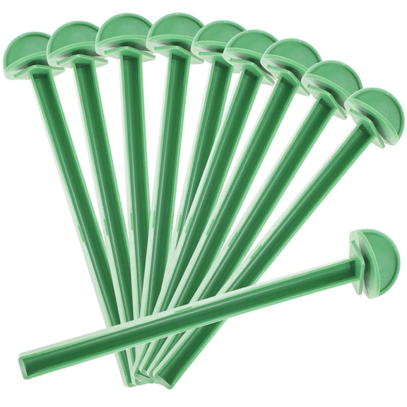 OUNONA 10- Plastic Bird Perch Stand with Textured for Cage Bird Exercise and Comfort