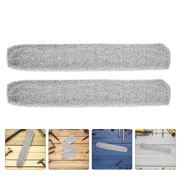 OUNONA 10Pcs High Efficiency Grey Duster Cloth for Furniture and Kitchen Dusting