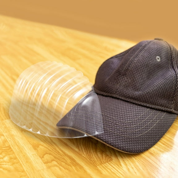 OUNONA 10Pcs Lightweight Plastic Baseball Cap Inner Support for Hat Shape Maintenance and Display
