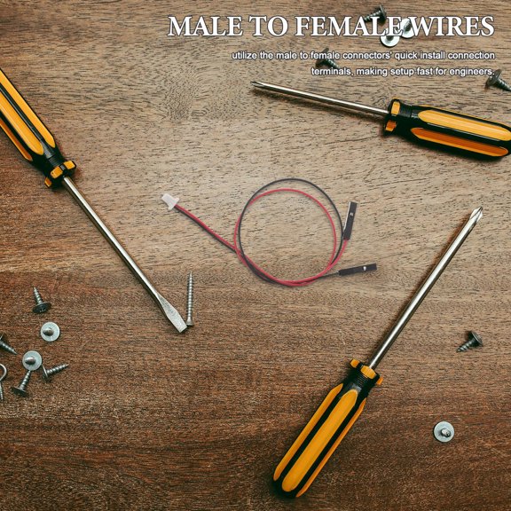 OUNONA 10Pcs Male to Female Connection Terminals for Sensor to Mainboard Precise Transmission