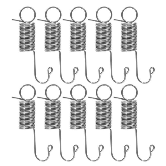 OUNONA 10Pcs Multifunctional Galvanized Spring Hooks with Waterfilled Base for Stable Display Stands