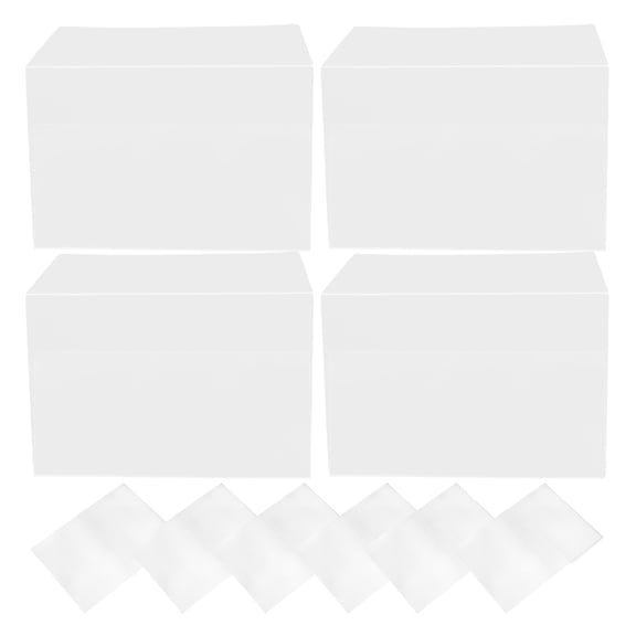 OUNONA 10Pcs Name Tag Holder Plastic Tags Holder Card Stand Price Sign for Shop Hanging Price Tag Holder