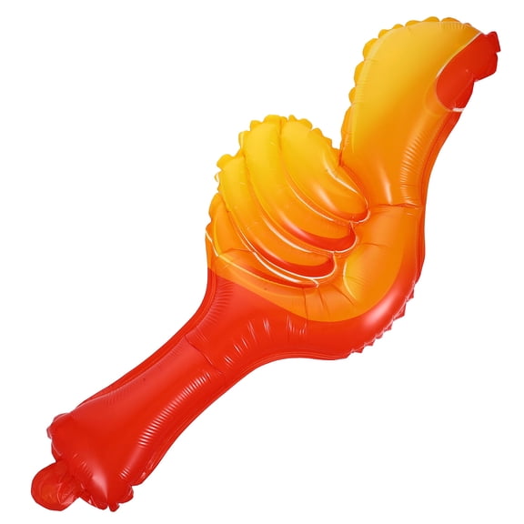 OUNONA 10Pcs Orange Thumbs Up Balloon Party Decorations Inflatable Birthday Party Supplies