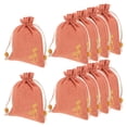 thumbnail image 1 of OUNONA 10Pcs Portable Orange Chinese Style Sachet Pouches with Fine Workmanship Storage Bag, 1 of 5