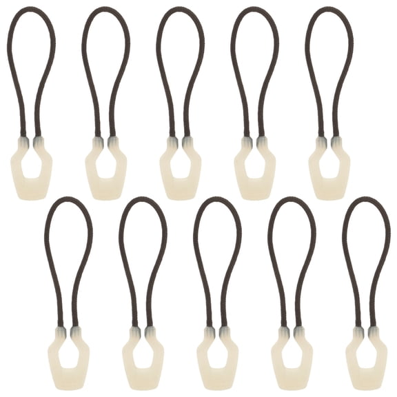 OUNONA 10Pcs Removable Glow in The Dark Zipper Pullers Multi Function Zipper Repair for Backpacks