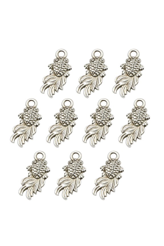 10PCS Vintage Style Keychain Charms for Jewelry Making, Craft Supplies for Projects and Ideas