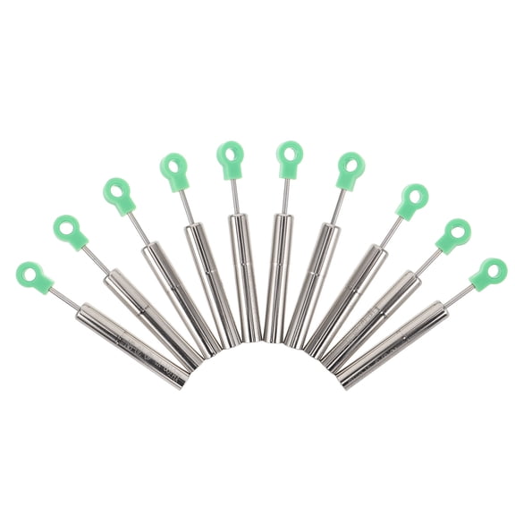 OUNONA 10Pcs Stainless Steel Trash Can Lid Soft Close Damper Hydraulic Piston Replacement