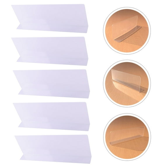 OUNONA 10Pcs Store Classification Racks Goods Splitters Practical Shelf Dividers
