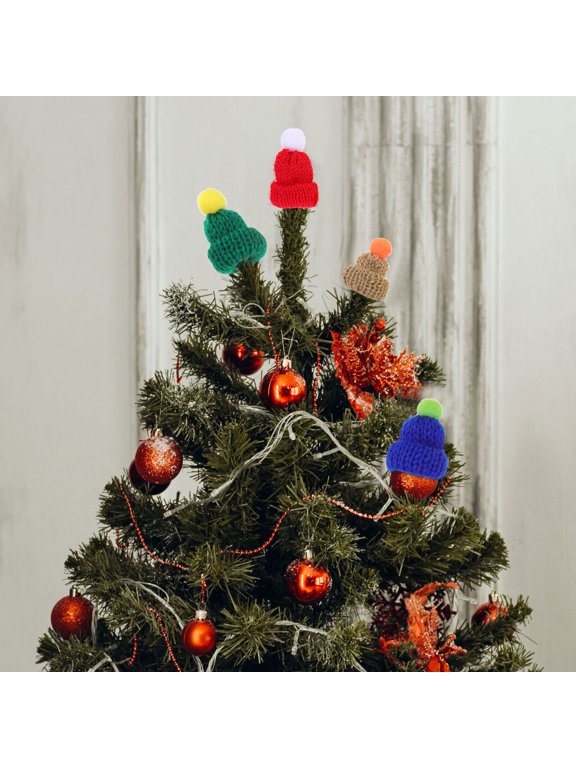 Mini Hats in Assorted Colors for Crafts, Decorations, and Scene Layout Projects