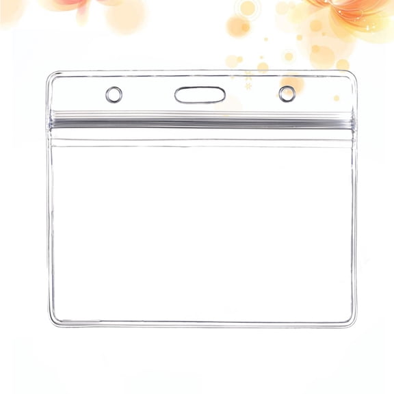 OUNONA Weather Resistant Transparent Id Holders for Social Events 10Pcs