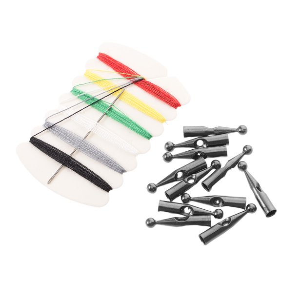 OUNONA 10Pcs Umbrella Tail Beads Metal Replacement Parts Antiwear Reverse Design Grey Parasol Tips