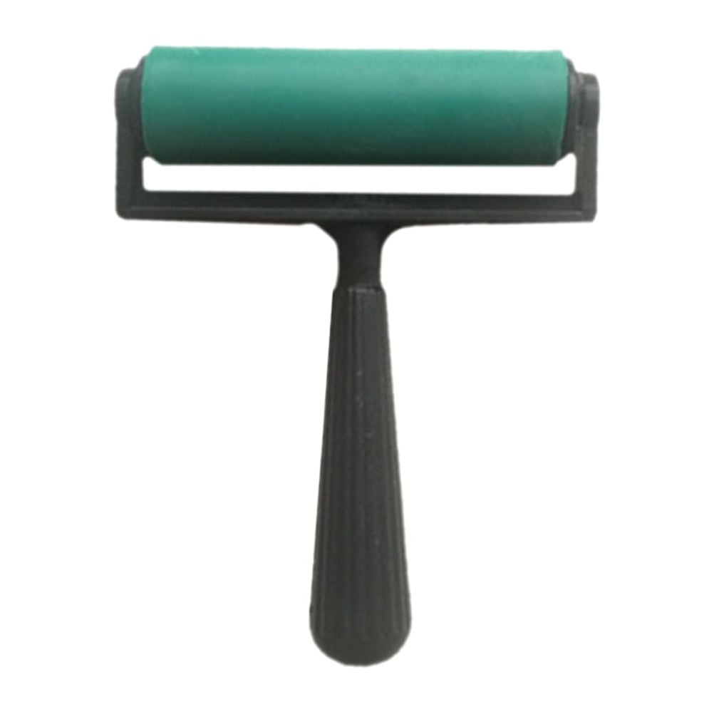 OUNONA 10cm Printmaking Rubber Roller Brayer Craft Projects Ink and