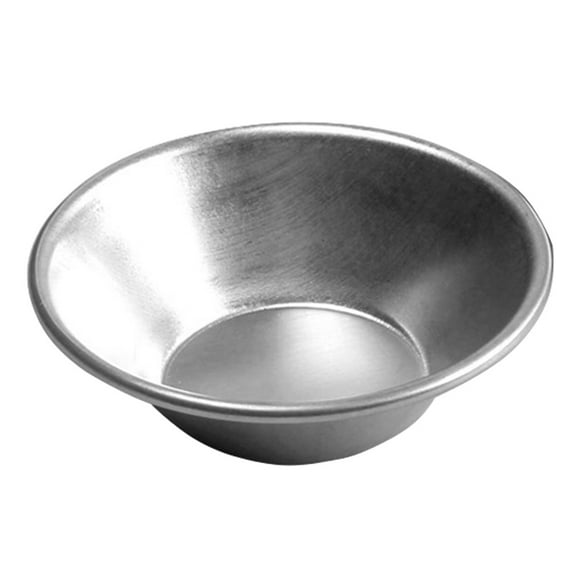 OUNONA 10pcs Aluminum Alloy Non-Stick Egg Tart Mold Mini Pie Cupcake Cake Muffin Cookie Pudding Molds Baking Tool